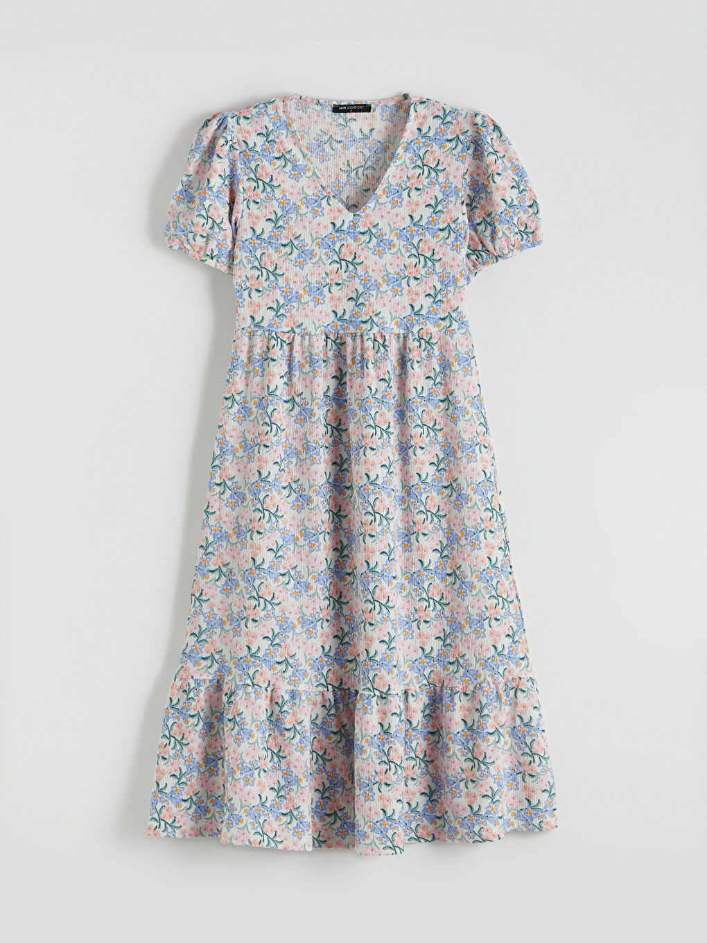 Женщины Разноцветный Платье-4