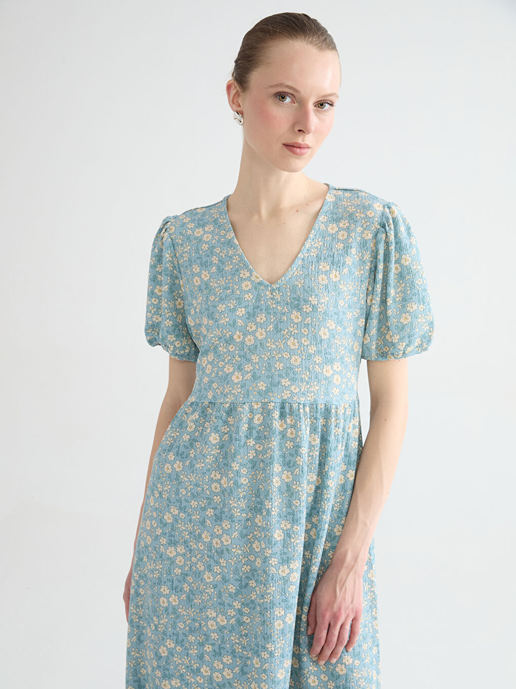 Женщины Зелёный Платье-1