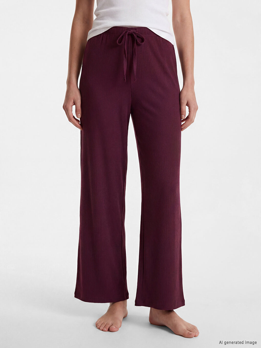 Žena TAMNO LJUBIČASTA Donji dio pidžame-1