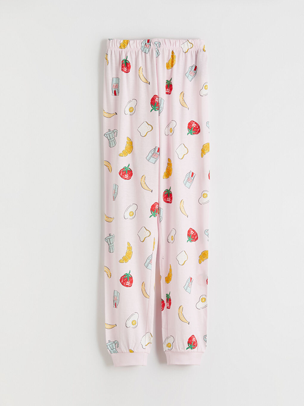 Pembe Desenli Kız Çocuk Pijama Takım-4