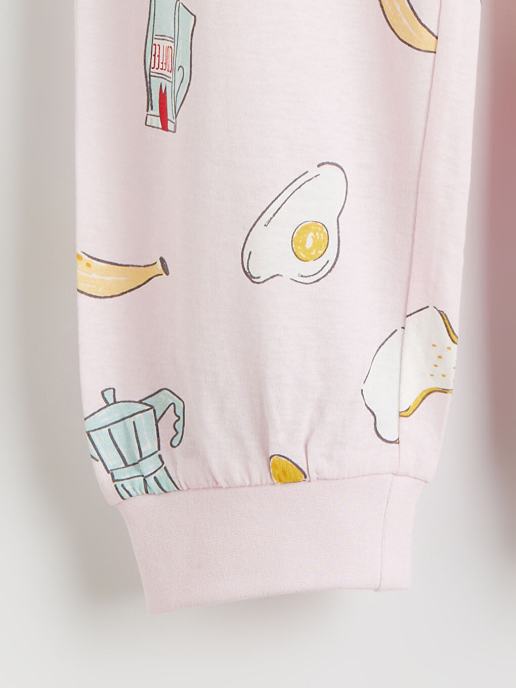 Pembe Desenli Kız Çocuk Pijama Takım-5