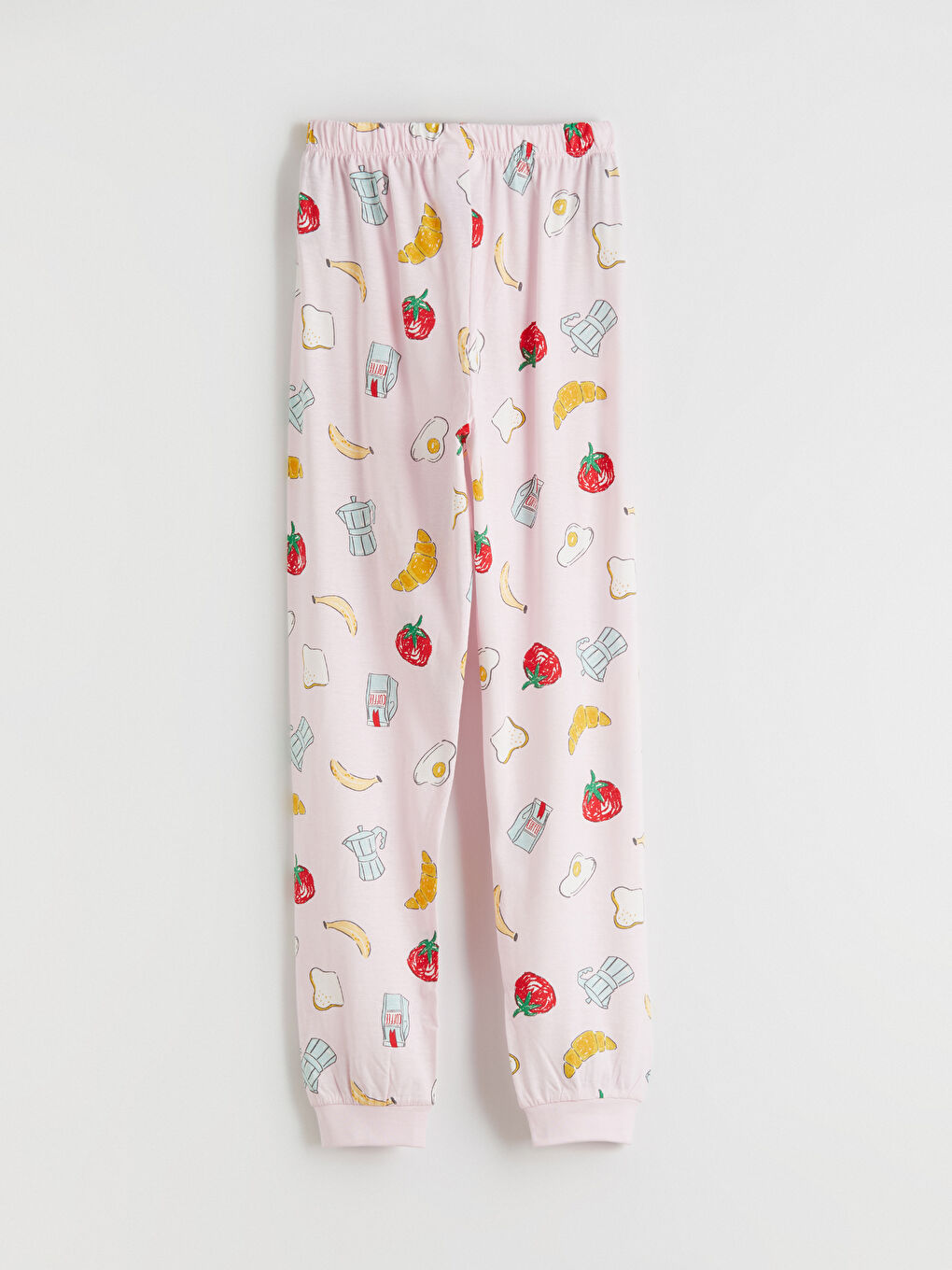 Pembe Desenli Kız Çocuk Pijama Takım-6