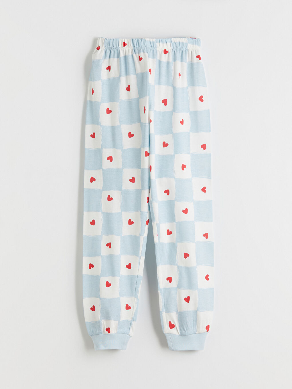 Ekru Bisiklet Yaka Kız Çocuk Pijama Takımı-4