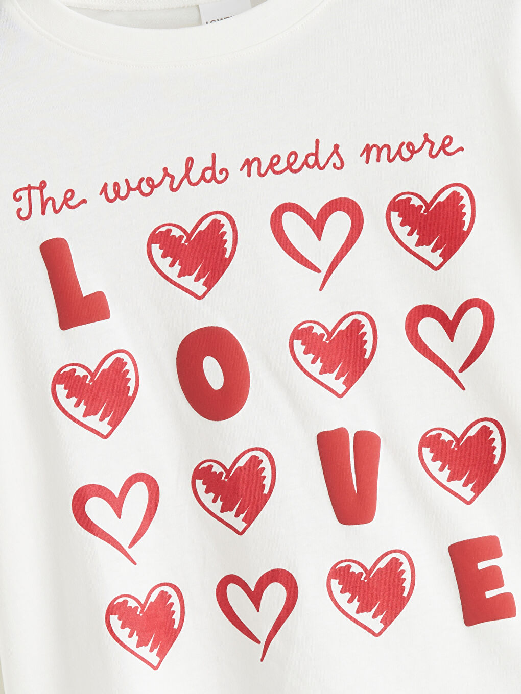 Ekru Bisiklet Yaka Kız Çocuk Pijama Takımı-2