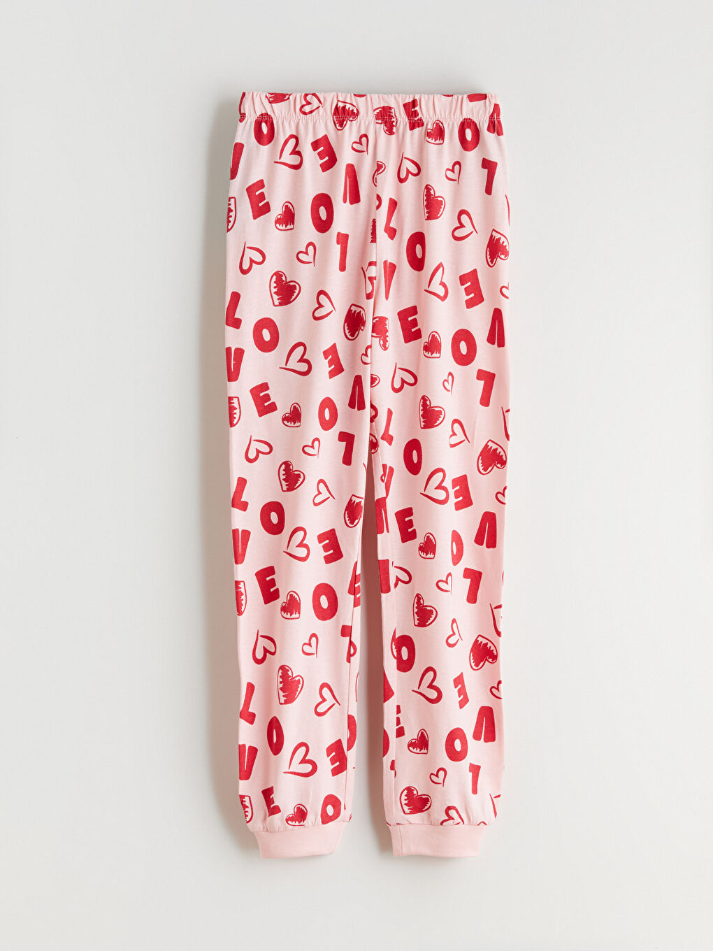 Ekru Bisiklet Yaka Kız Çocuk Pijama Takımı-4