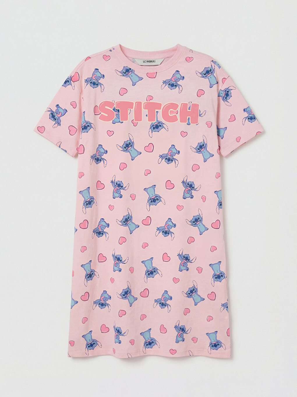 Stitch Printed Girls' Nightdress