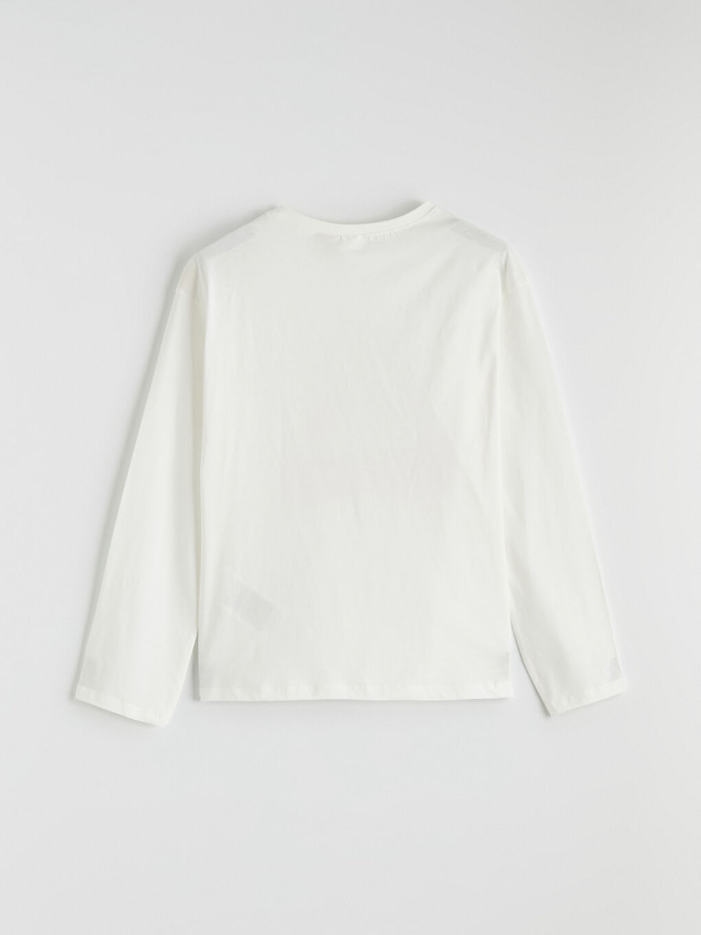 Ekru Stitch Baskılı Kız Çocuk Pijama Takım-3