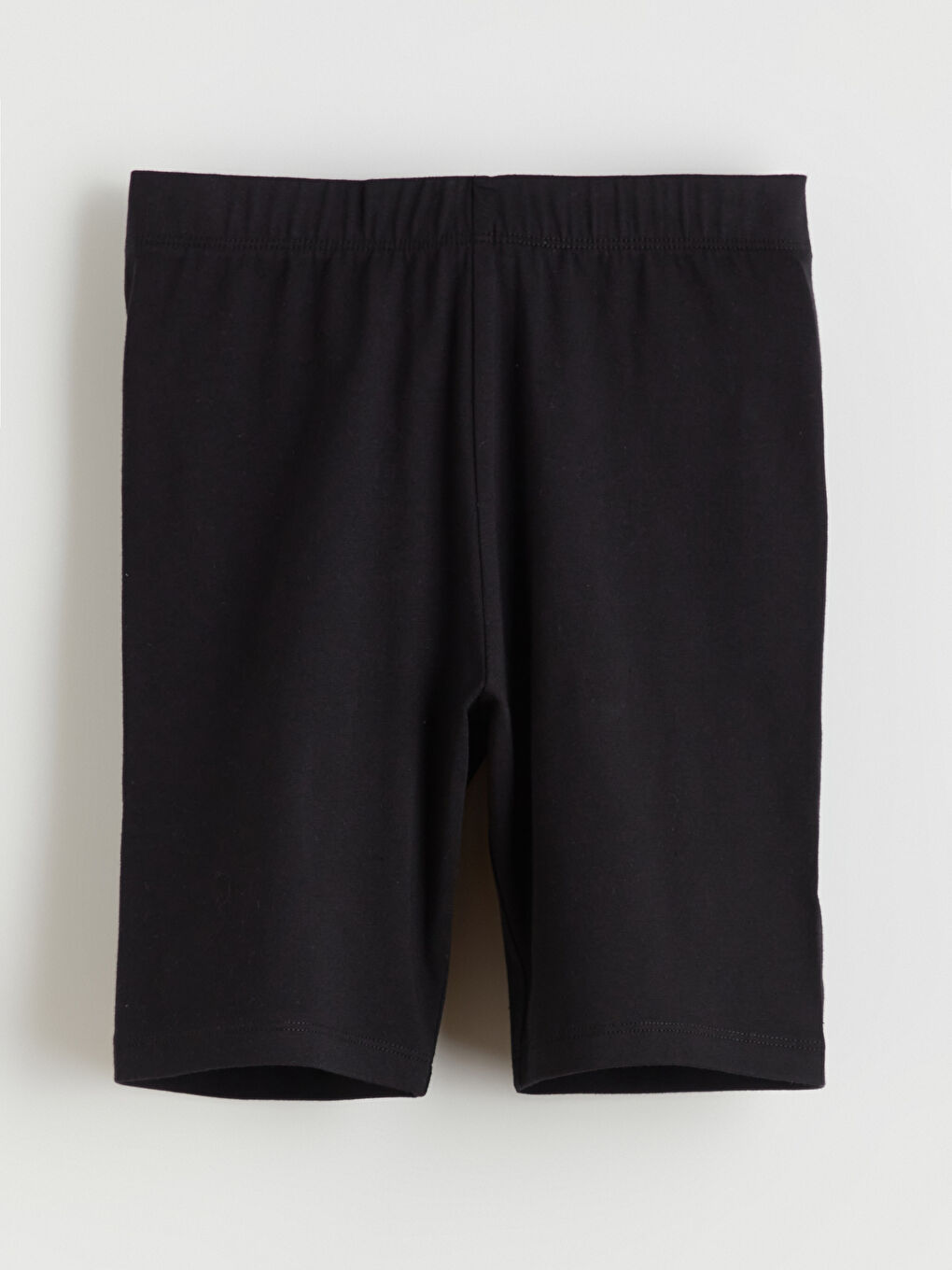 Siyah Kız Çocuk Tayt Kesim Kısa Pijama Altı