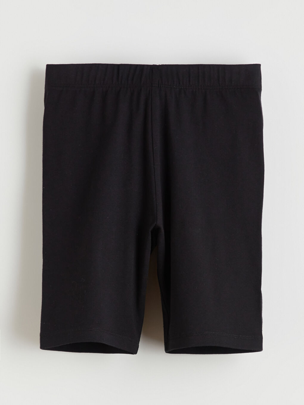 Siyah Kız Çocuk Tayt Kesim Kısa Pijama Altı-1