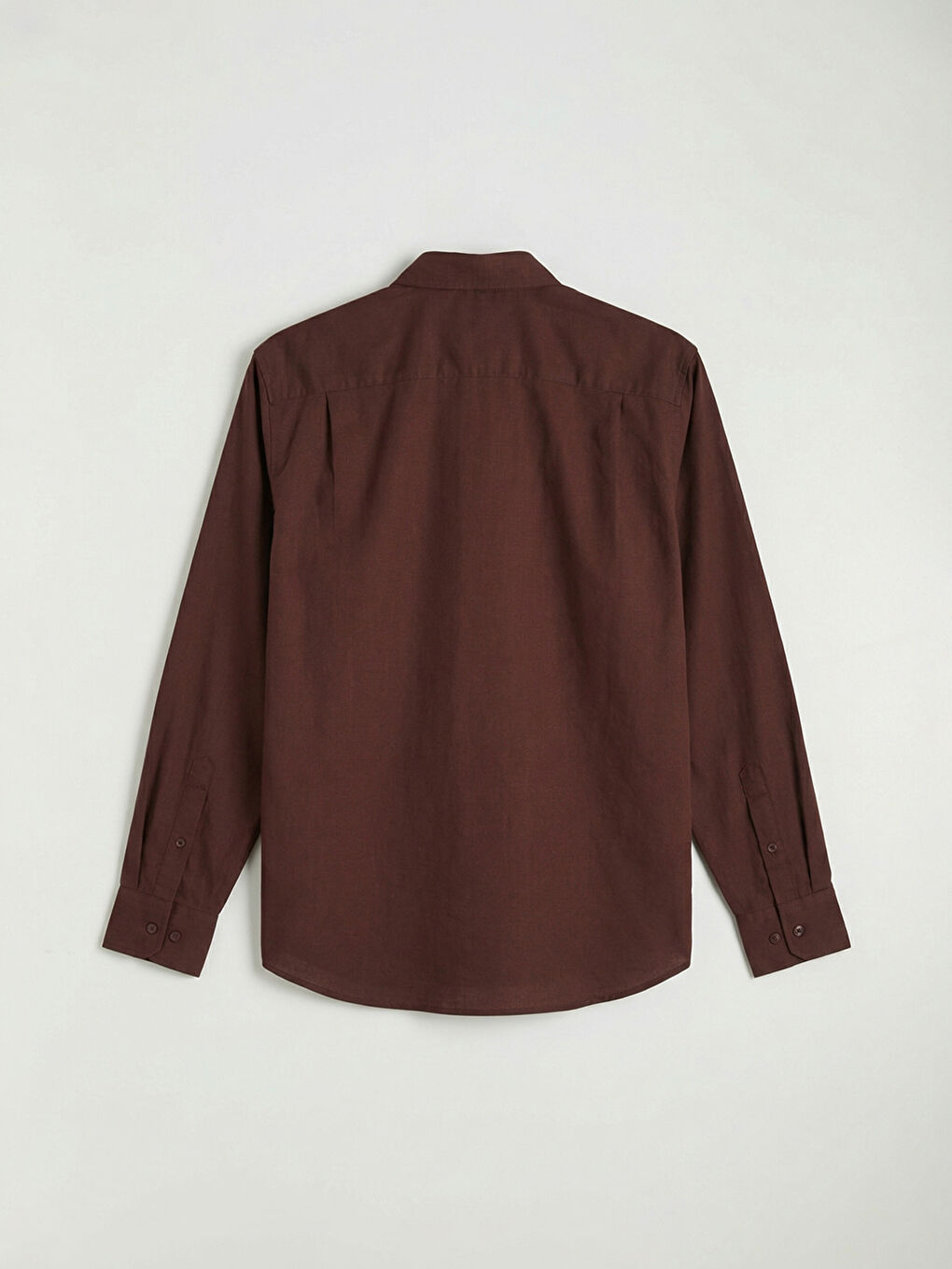 კაცის რეგულარული მორგების ოქსფორდის პერანგი-5