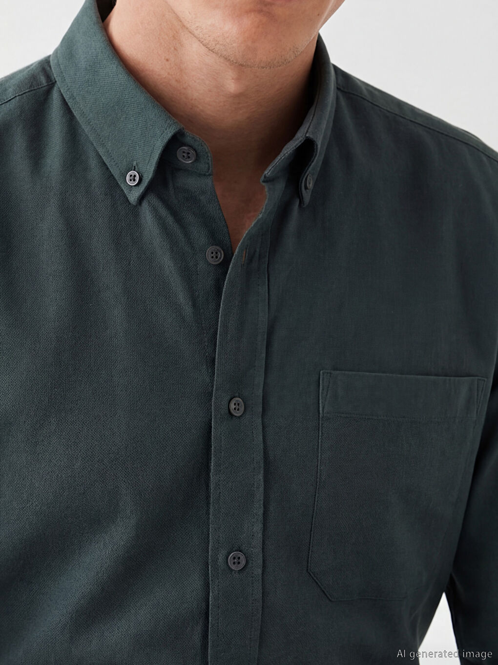 Men's Regular Fit Oxford Shirt-2