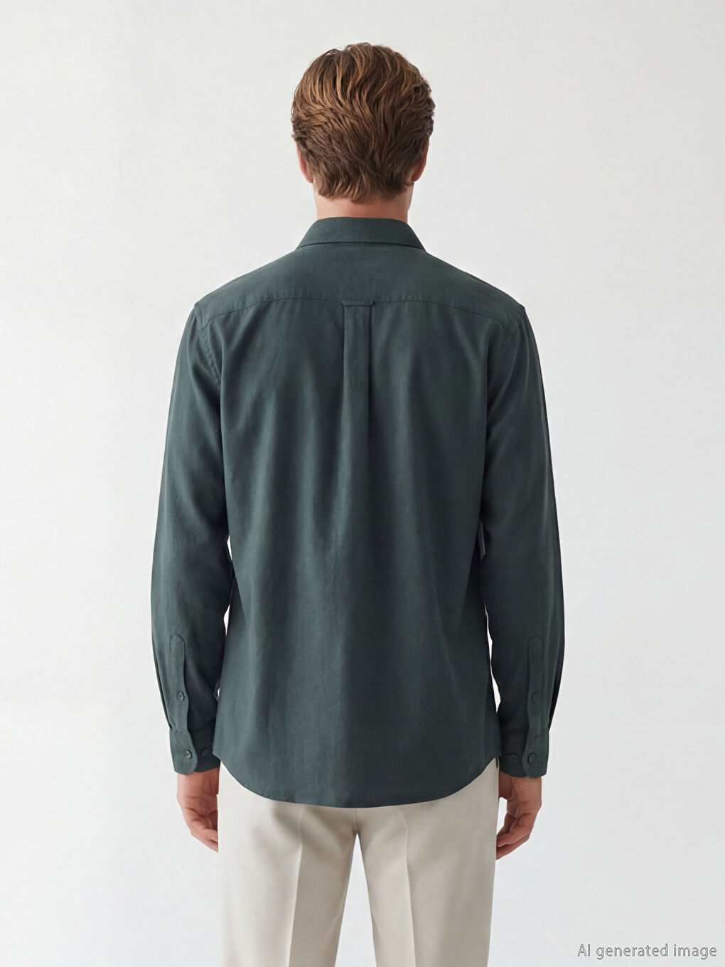 Men's Regular Fit Oxford Shirt-3