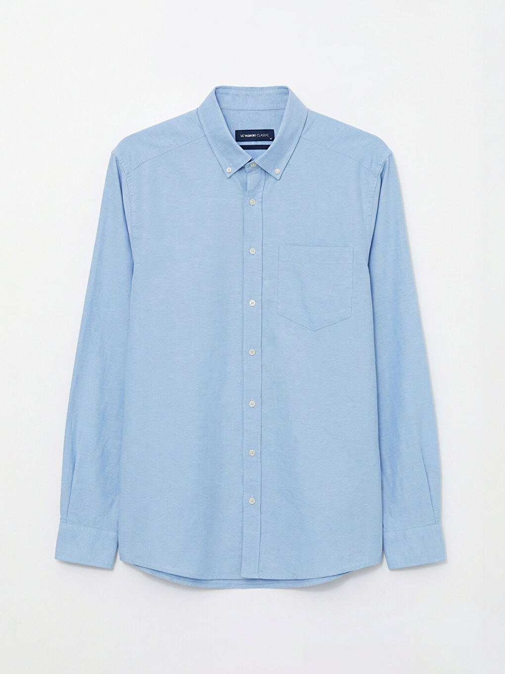 Mavi Regular Fit Düğmeli Yaka Uzun Kollu Erkek Gömlek