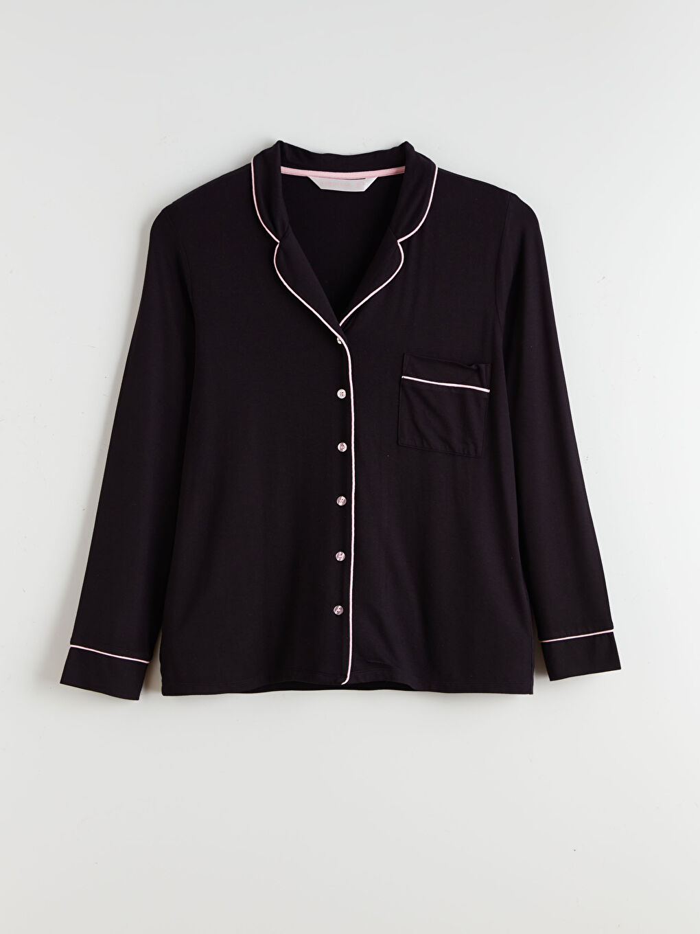 Collared Neck Women's Pyjama Set-5