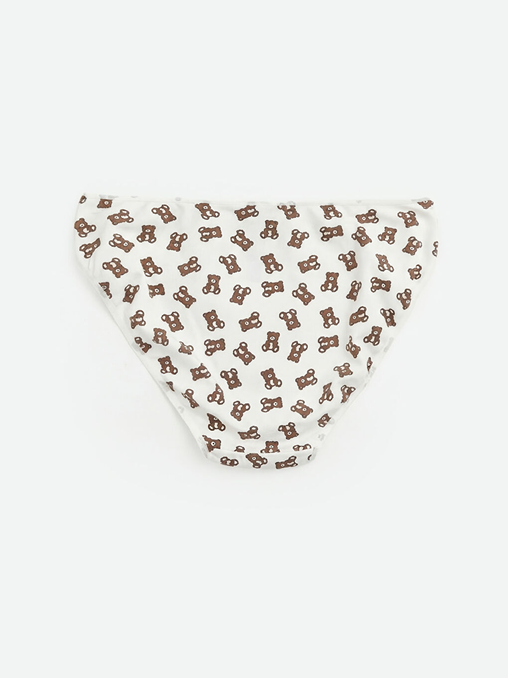 Bej Baskılı Bikini Külot-1