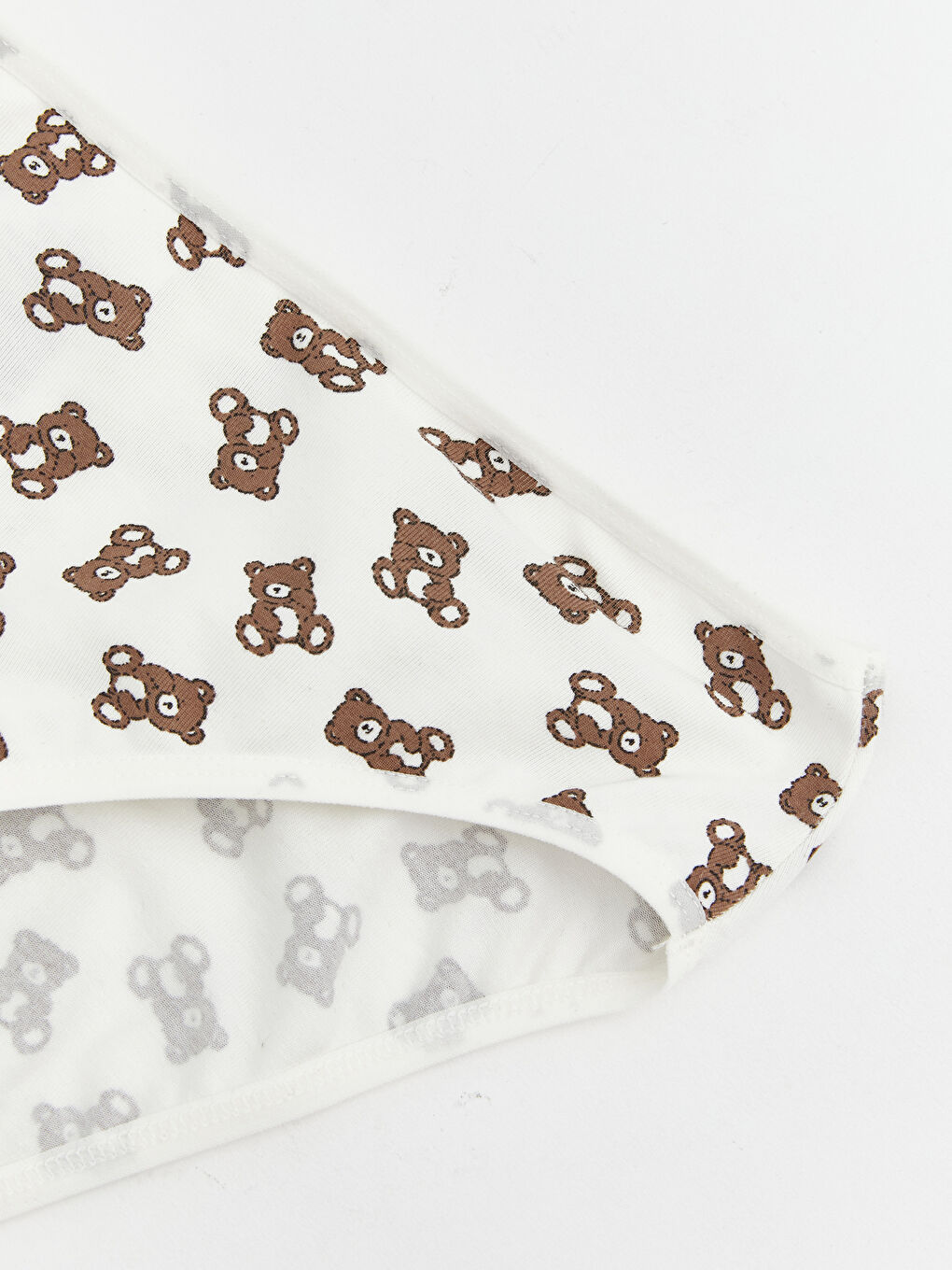 Bej Baskılı Bikini Külot-2