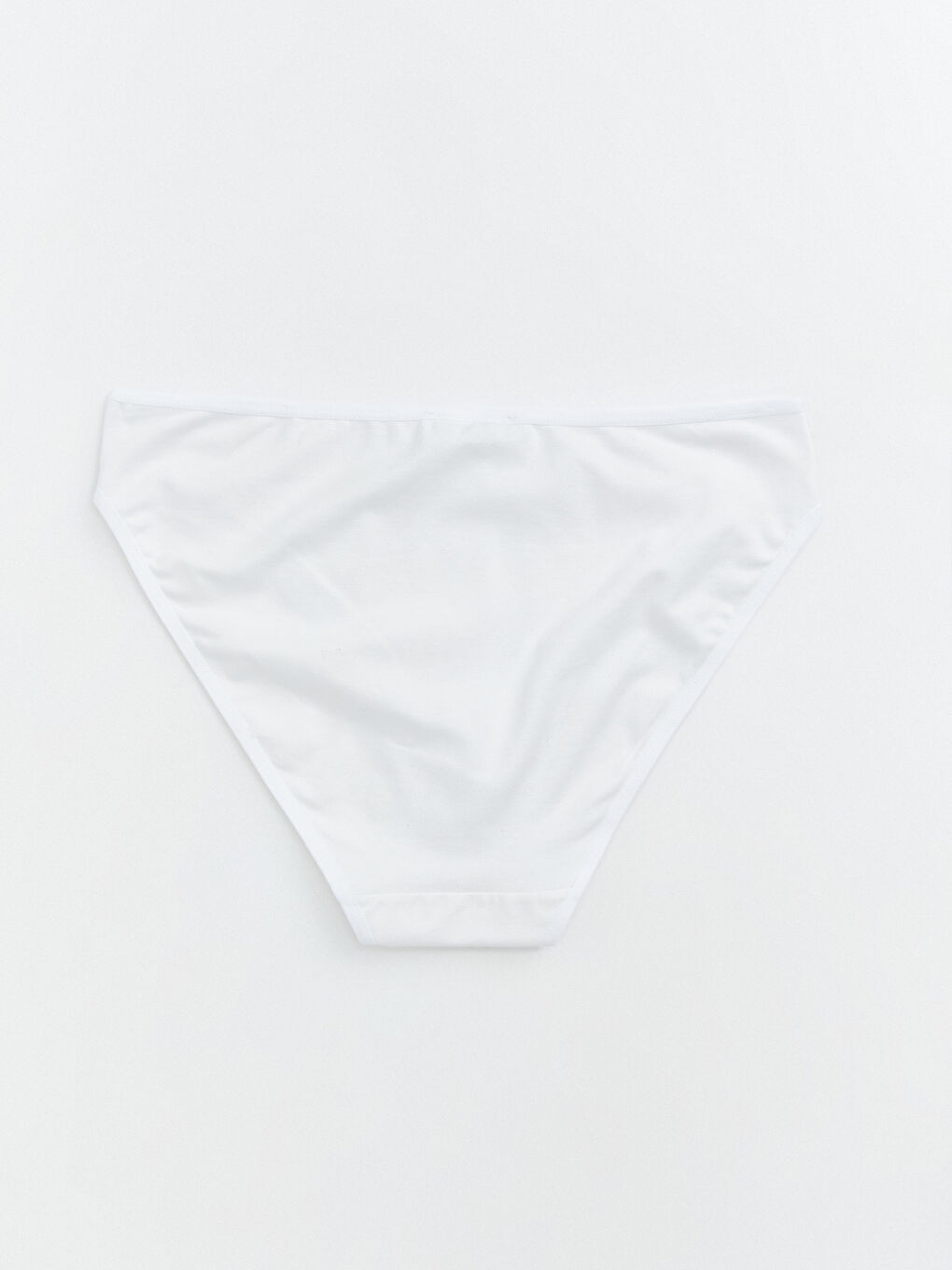 Beyaz Düz Bikini Külot-1