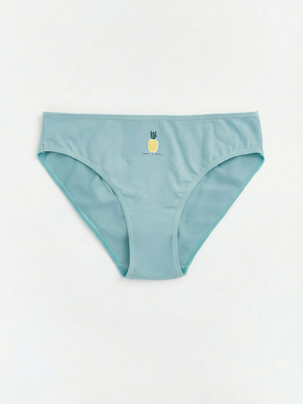 Yeşil Baskılı Bikini Külot	