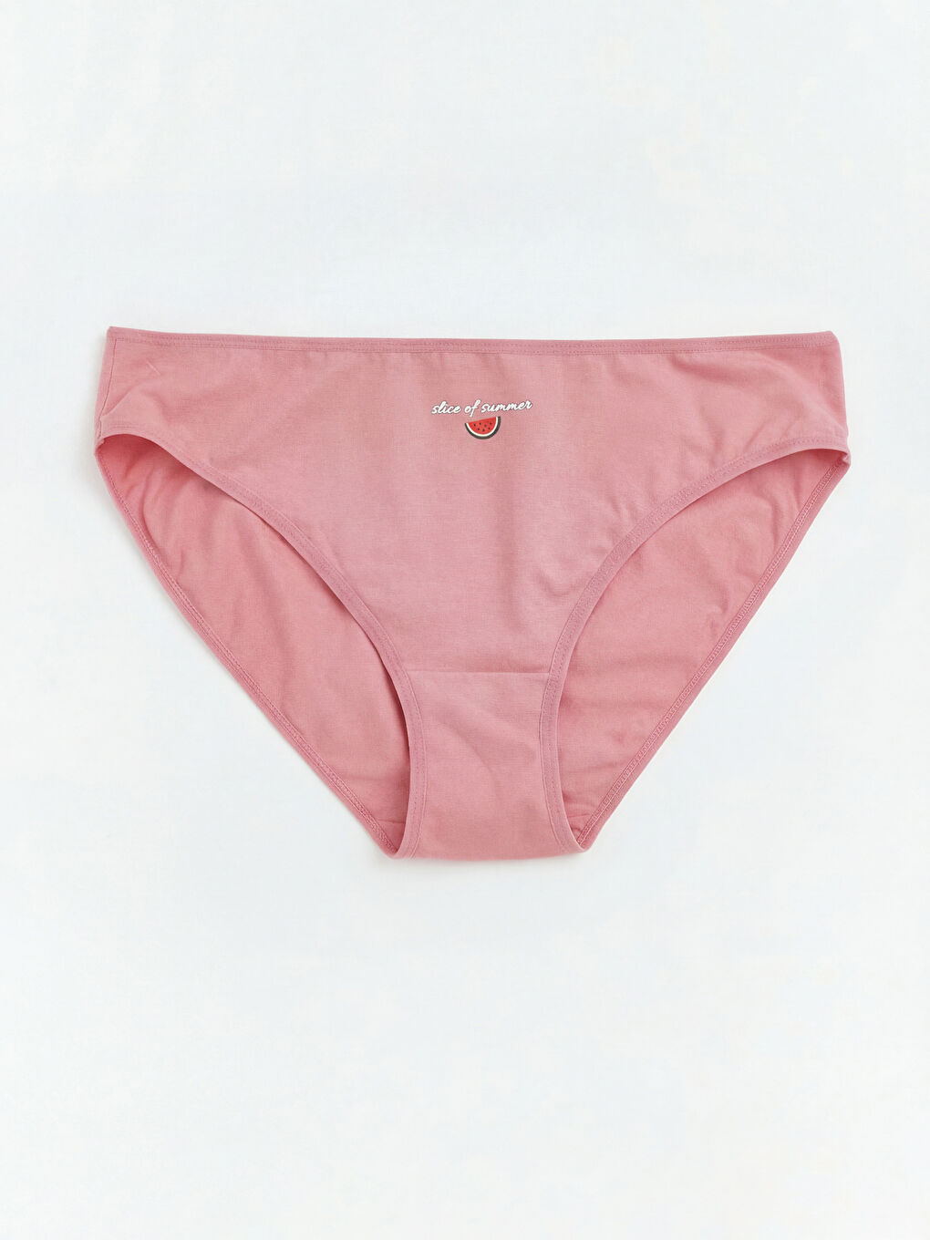 Pembe Baskılı Bikini Külot	