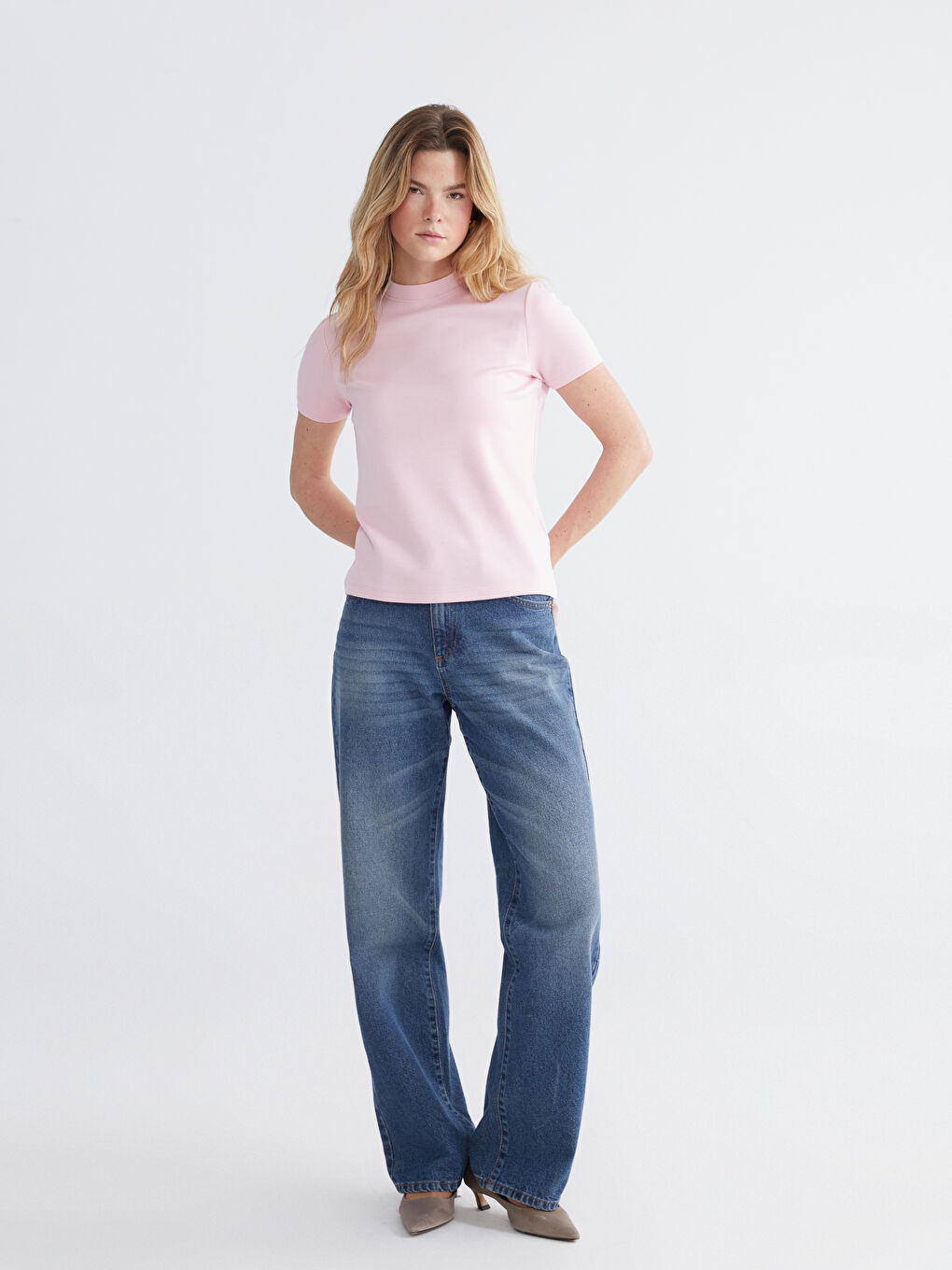 Ženska majica Soft Touch sa uspravnom kragnom-1