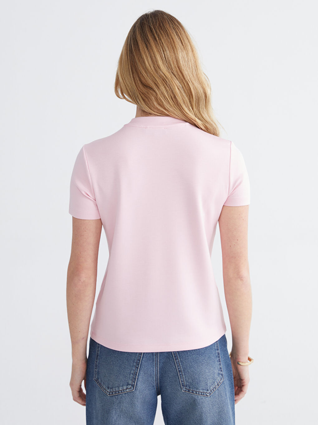 Ženska majica Soft Touch sa uspravnom kragnom-3