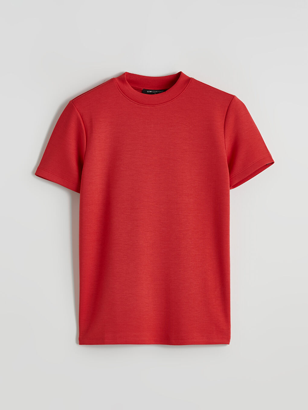 Ženska majica sa postavljenom kragnom od mekanog materijala-4