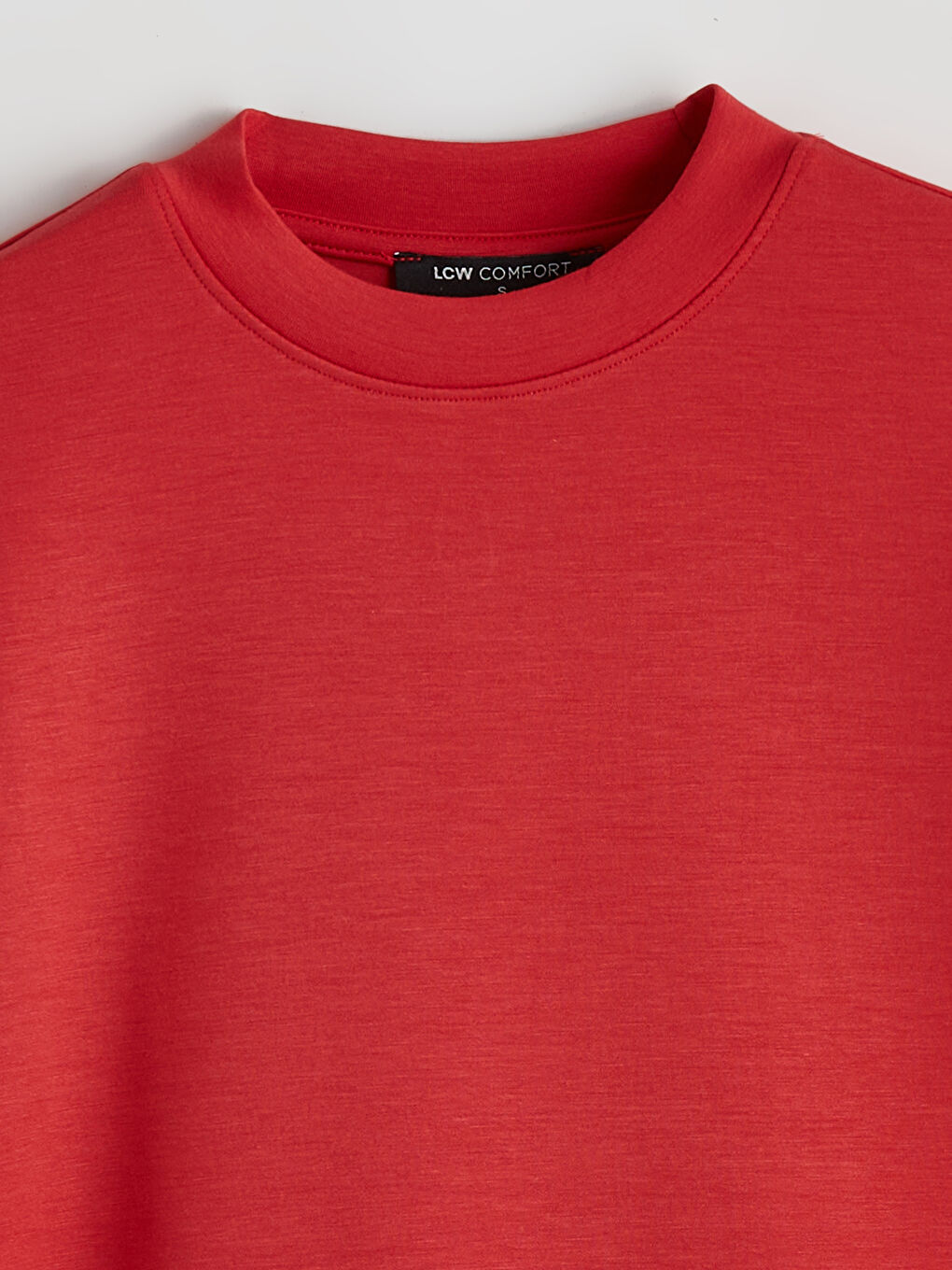 Ženska majica sa postavljenom kragnom od mekanog materijala-5