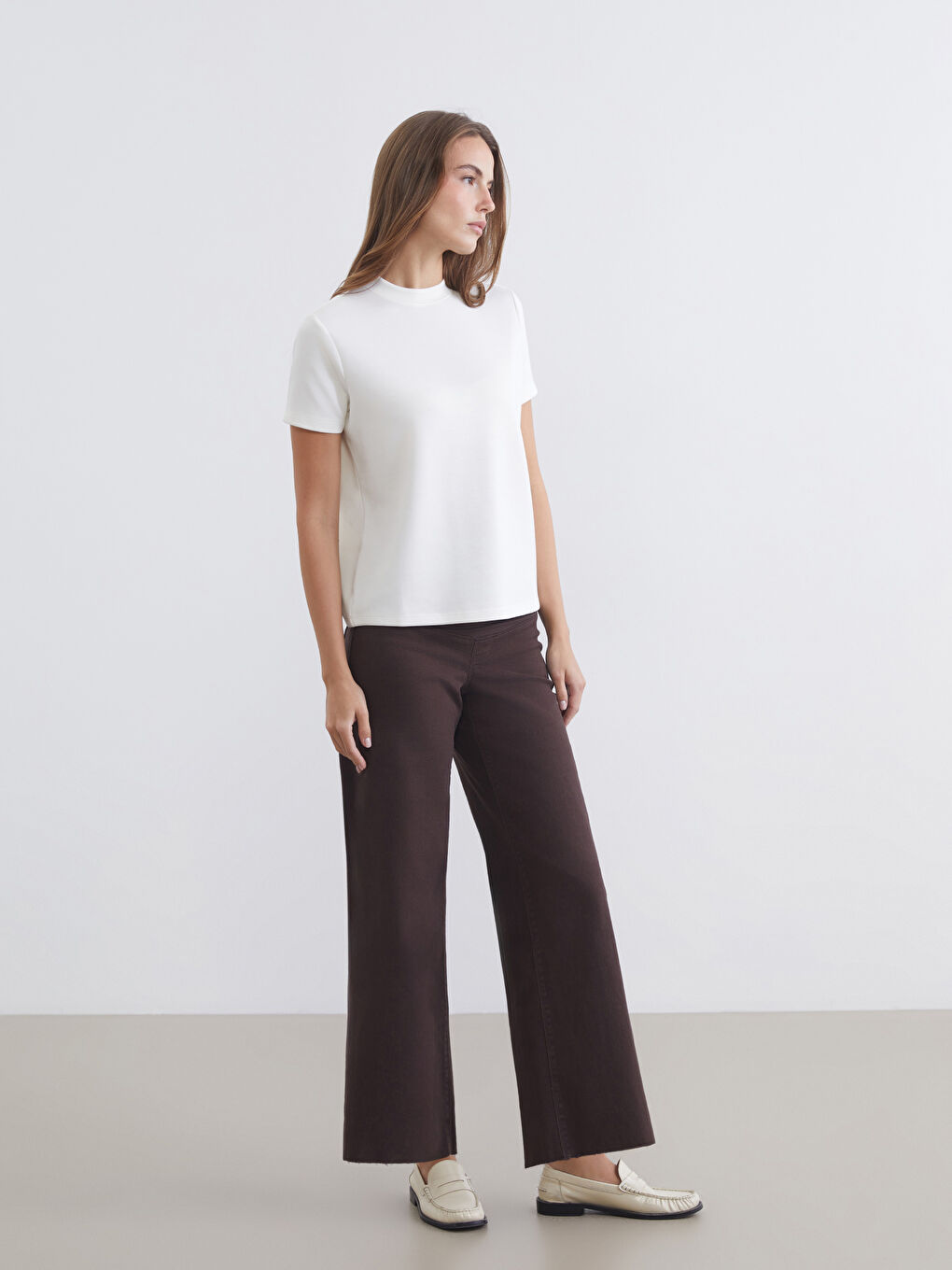 Әйелдер ақ Футболка-1