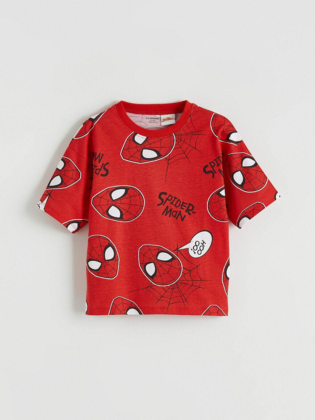 Kırmızı Spider-Man Baskılı Erkek Çocuk Tişört