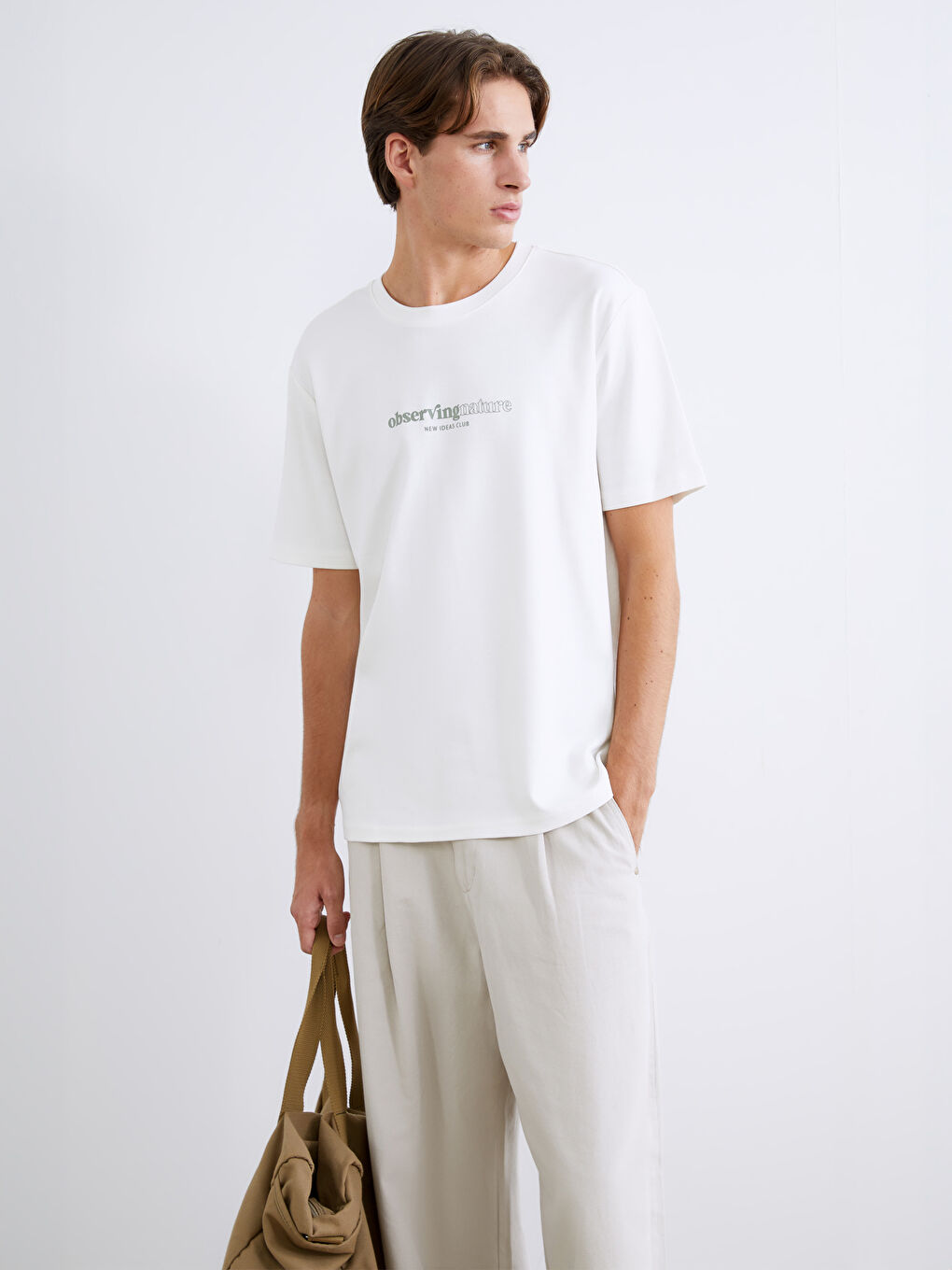 SVETLO BEŽ Majica Muškarac