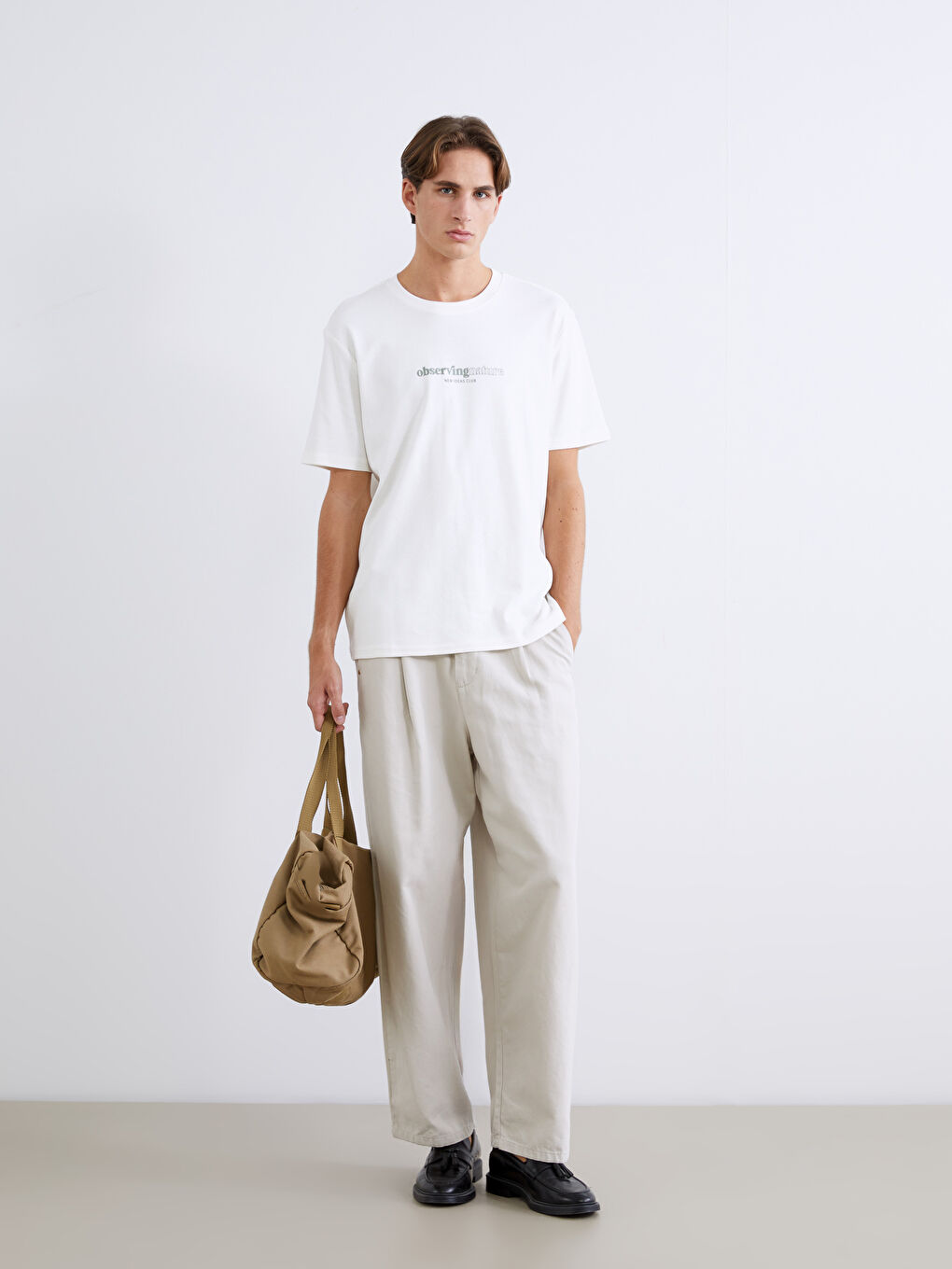 SVETLO BEŽ Majica Muškarac-1