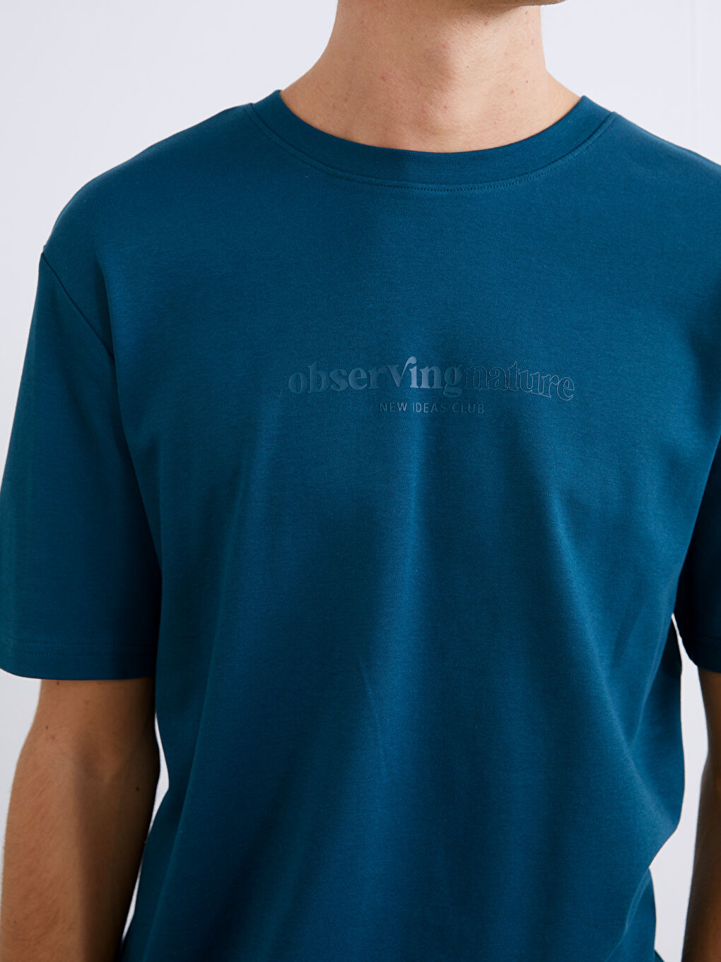 Crew Neck Printed Men's T-Shirt-2