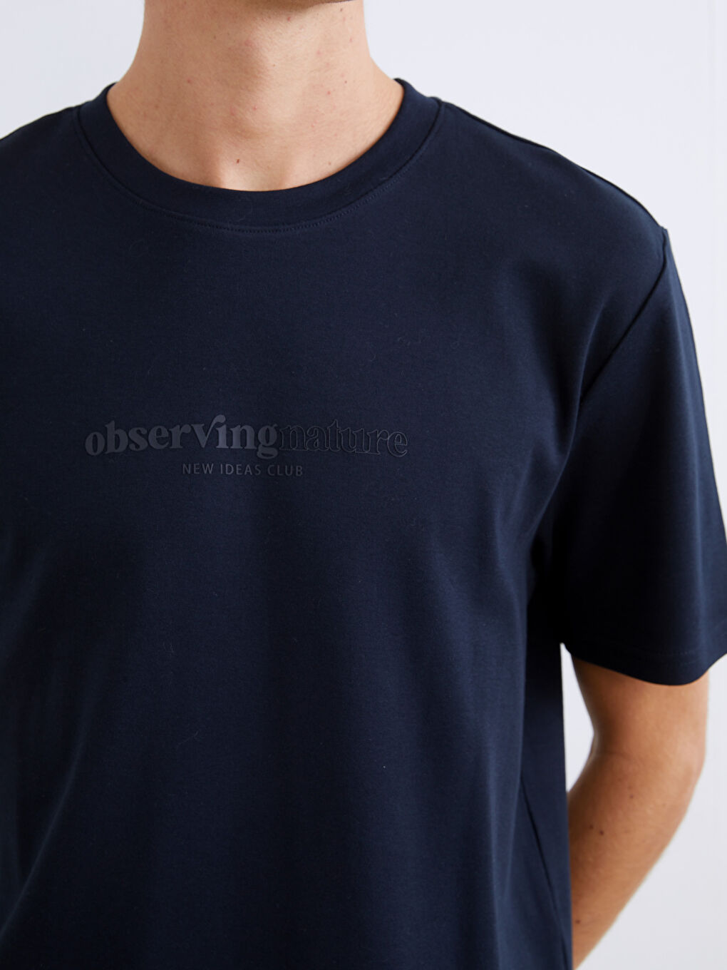 Crew Neck Printed Men's T-Shirt-2