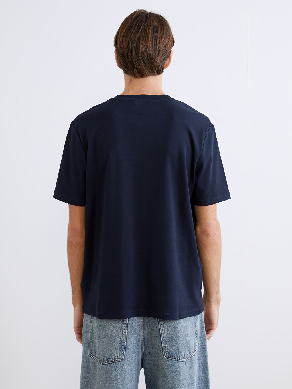Crew Neck Printed Men's T-Shirt-3