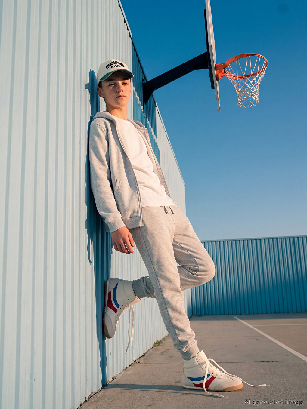 Хлопець СІРИЙ Спортивні штани-джоггери-1