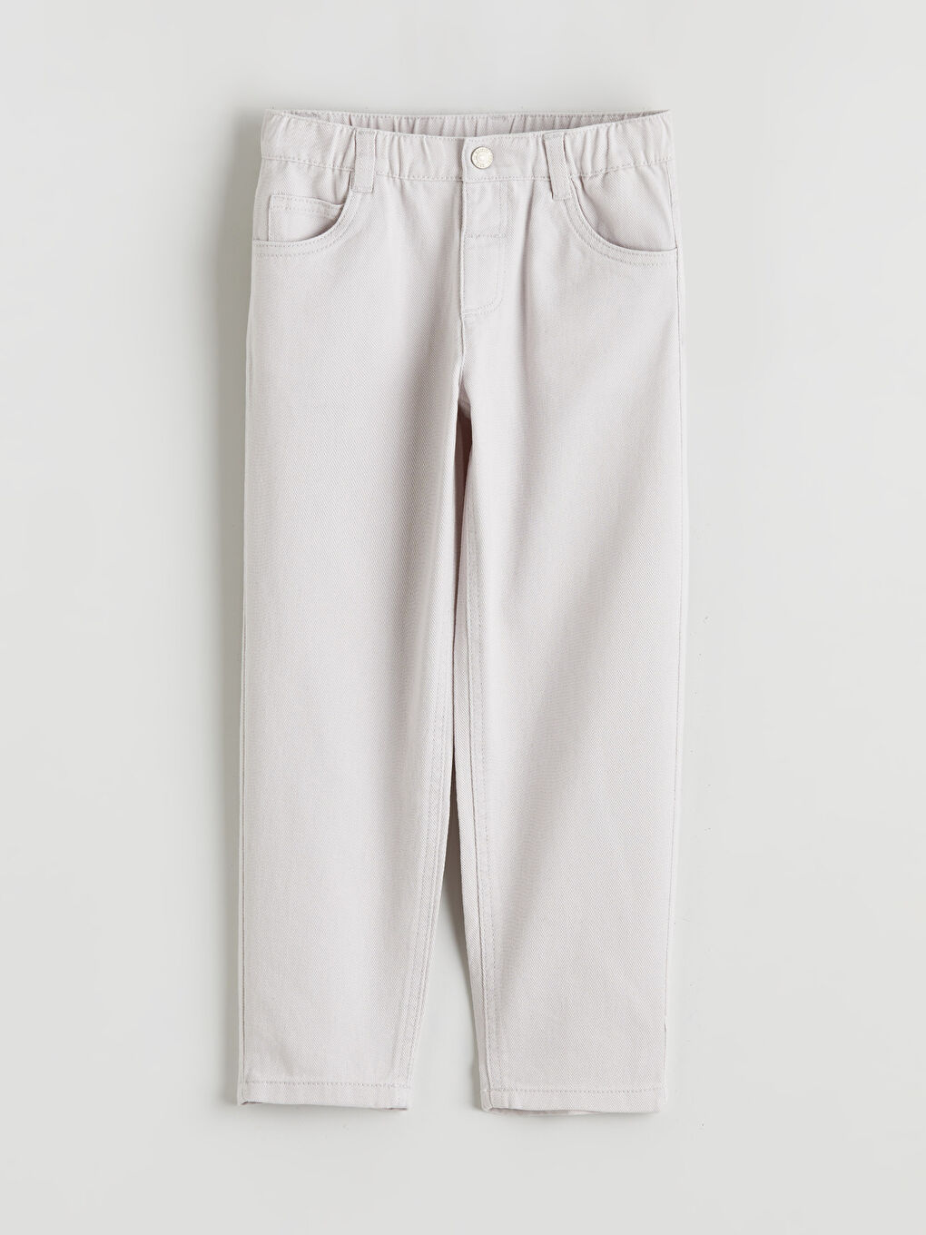 Gri Baggy Fit Erkek Çocuk Pantolon