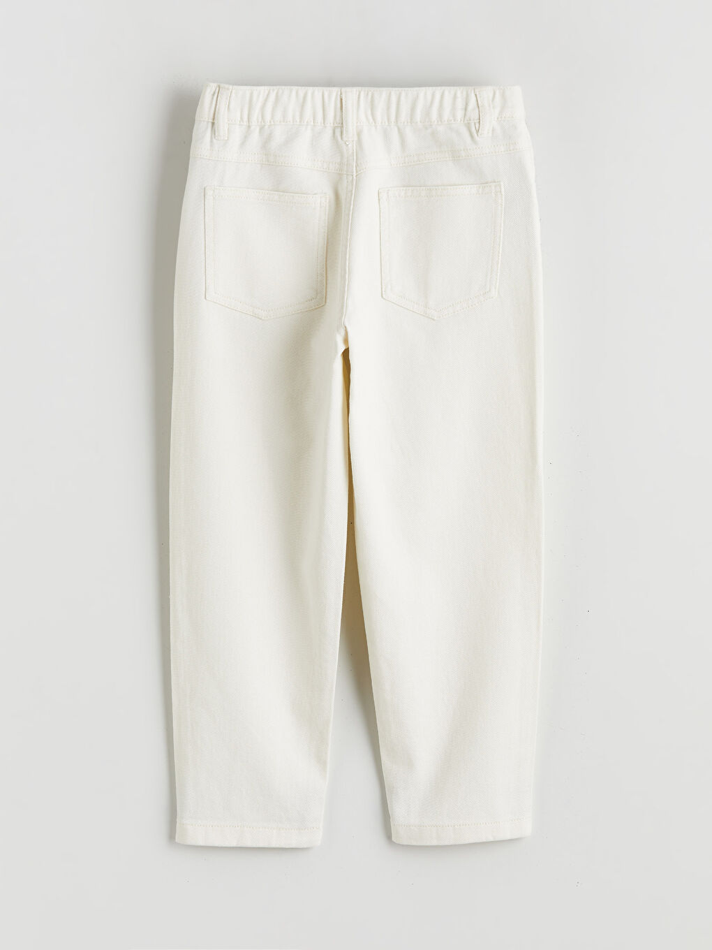 Bej Baggy Fit Erkek Çocuk Pantolon-1