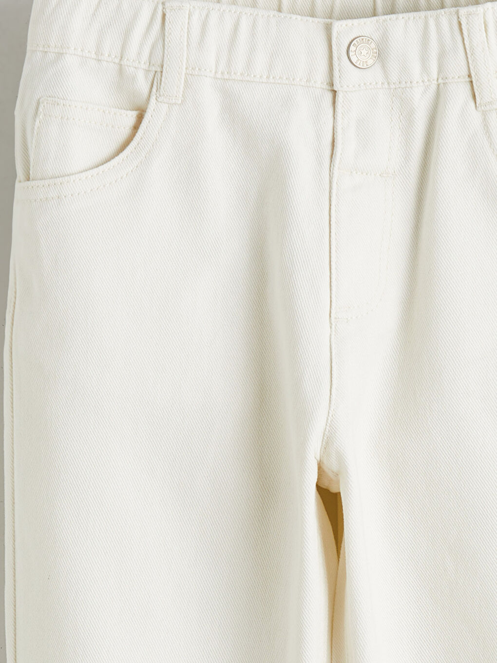 Bej Baggy Fit Erkek Çocuk Pantolon-2