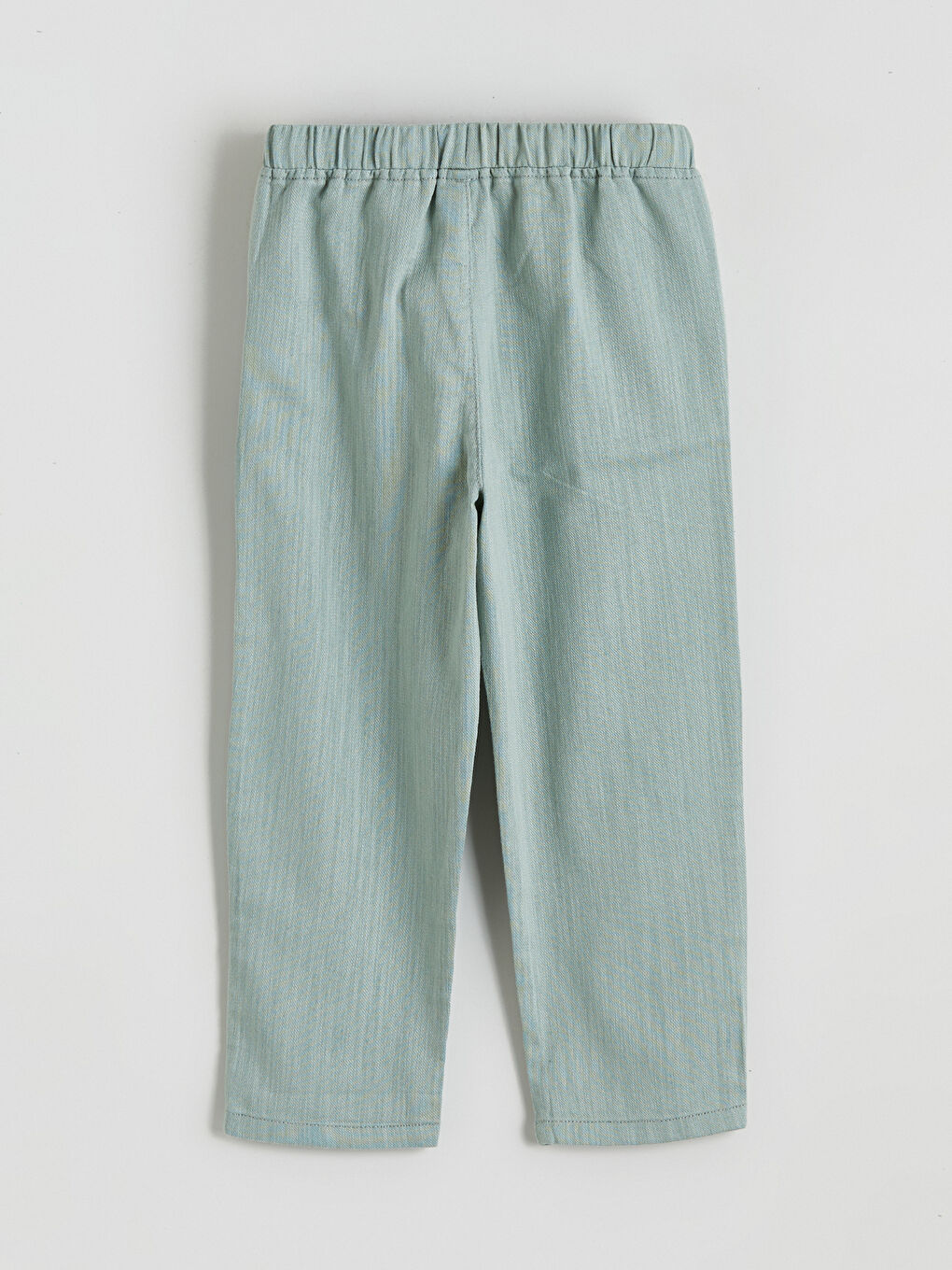 Yeşil Beli Lastikli Erkek Çocuk Pantolon-2