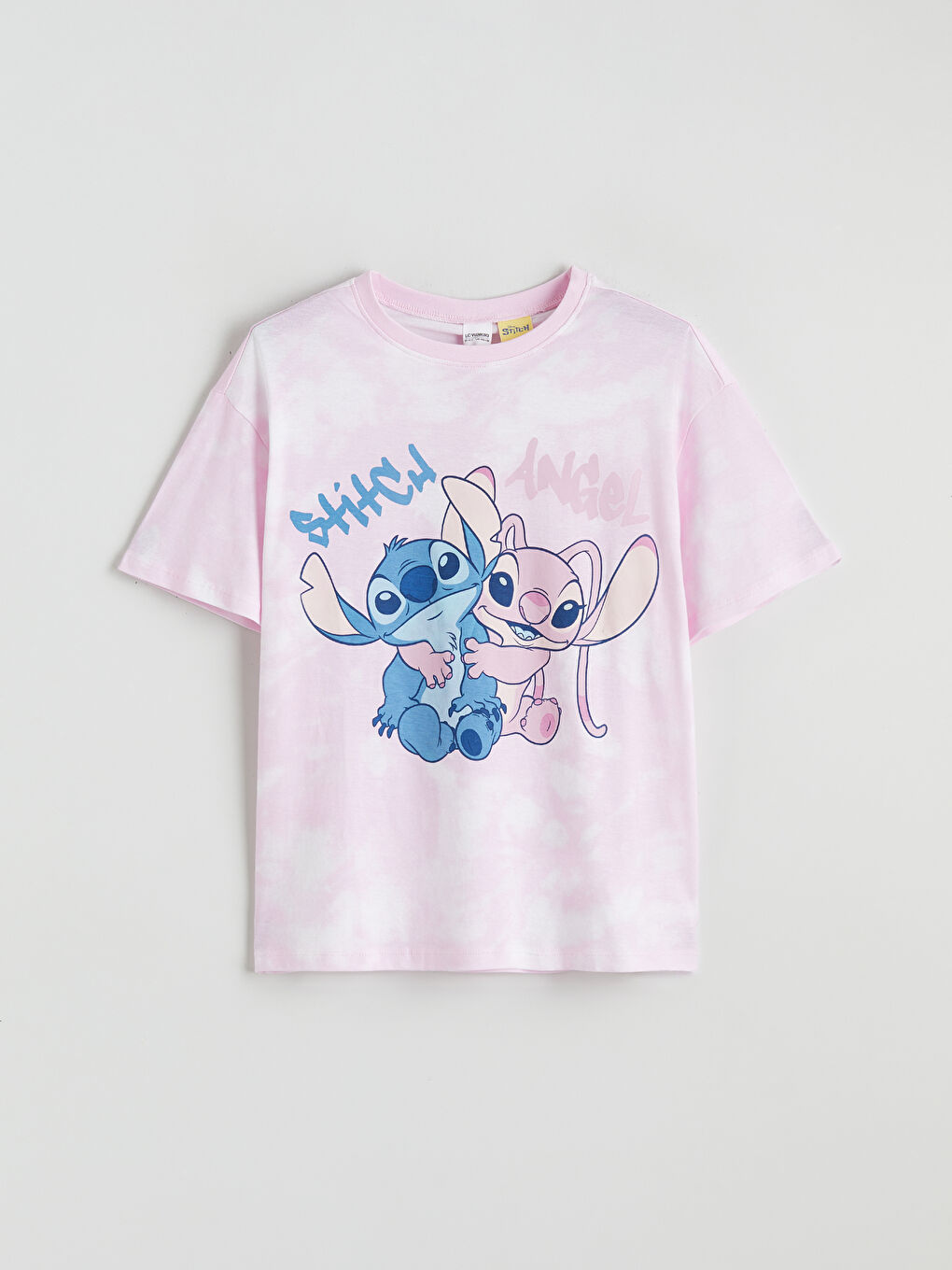 Девочки Розовый Пижамный комплект с шортами-1