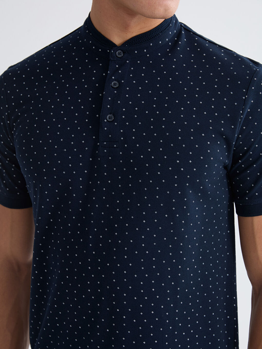 Мужчины Синий Футболка-2