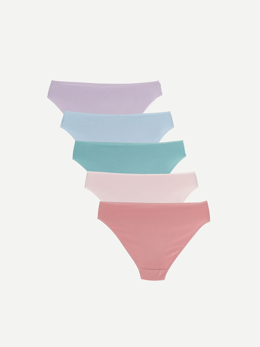 Pembe Baskılı Bikini Külot 5'li-2