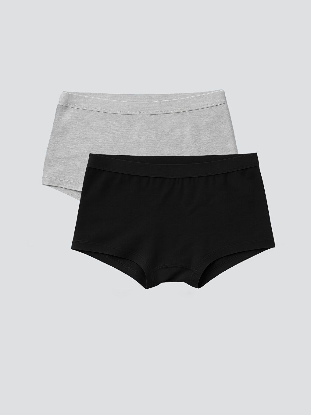 Siyah Düz Boxer Külot 2'li