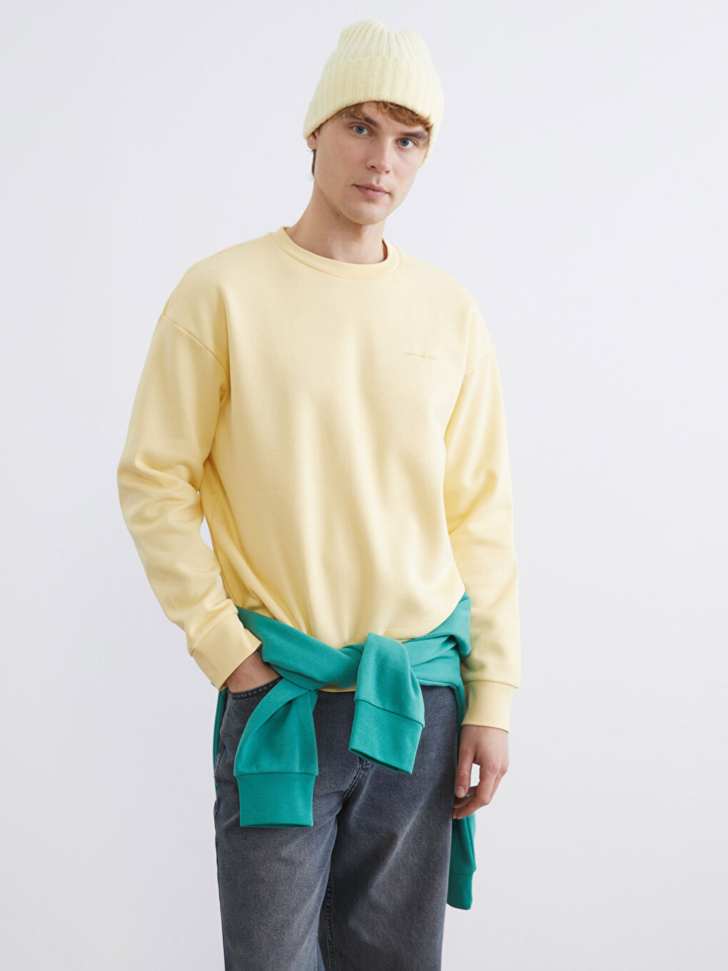 Man YELLOW Sweatshirt-2
