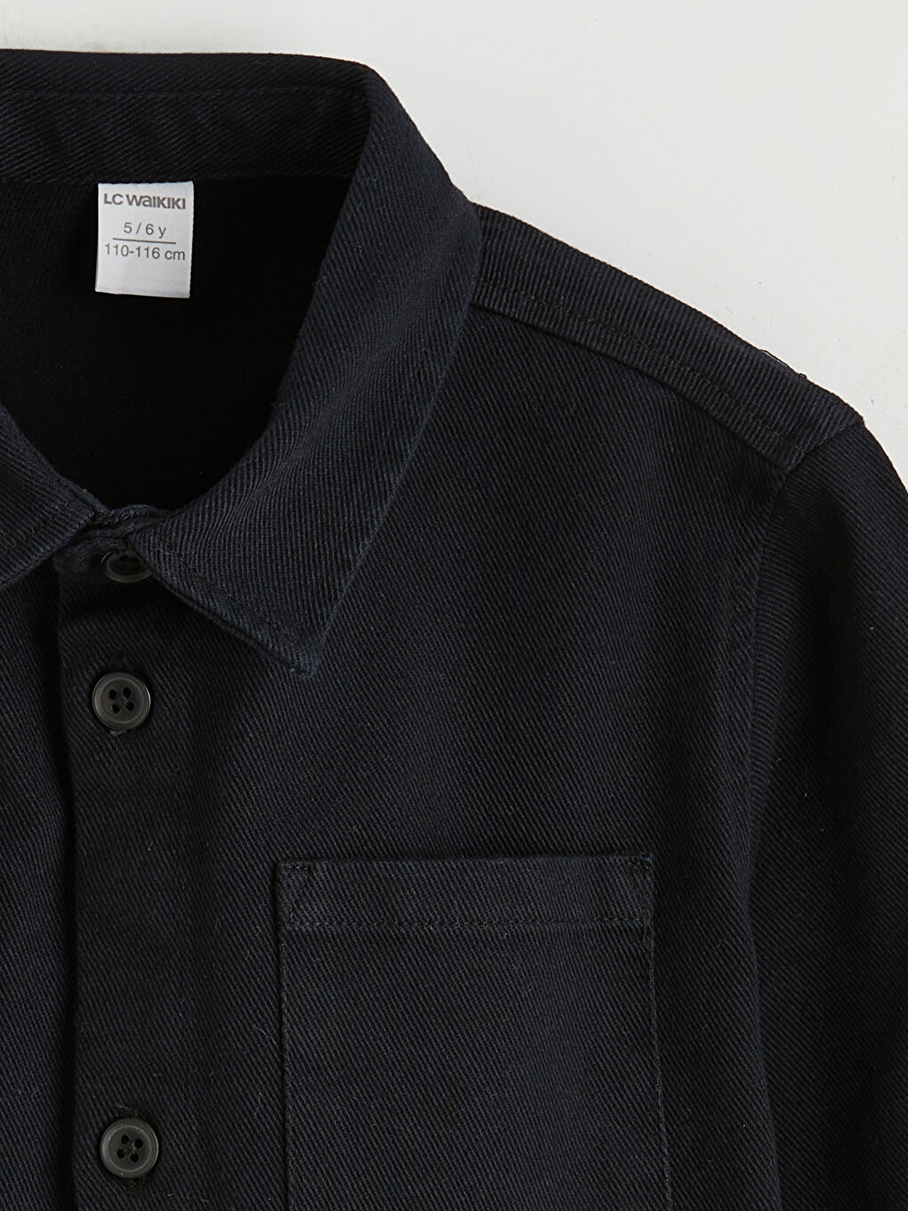 Siyah Erkek Çocuk Gabardin Gömlek ve Tişört-5