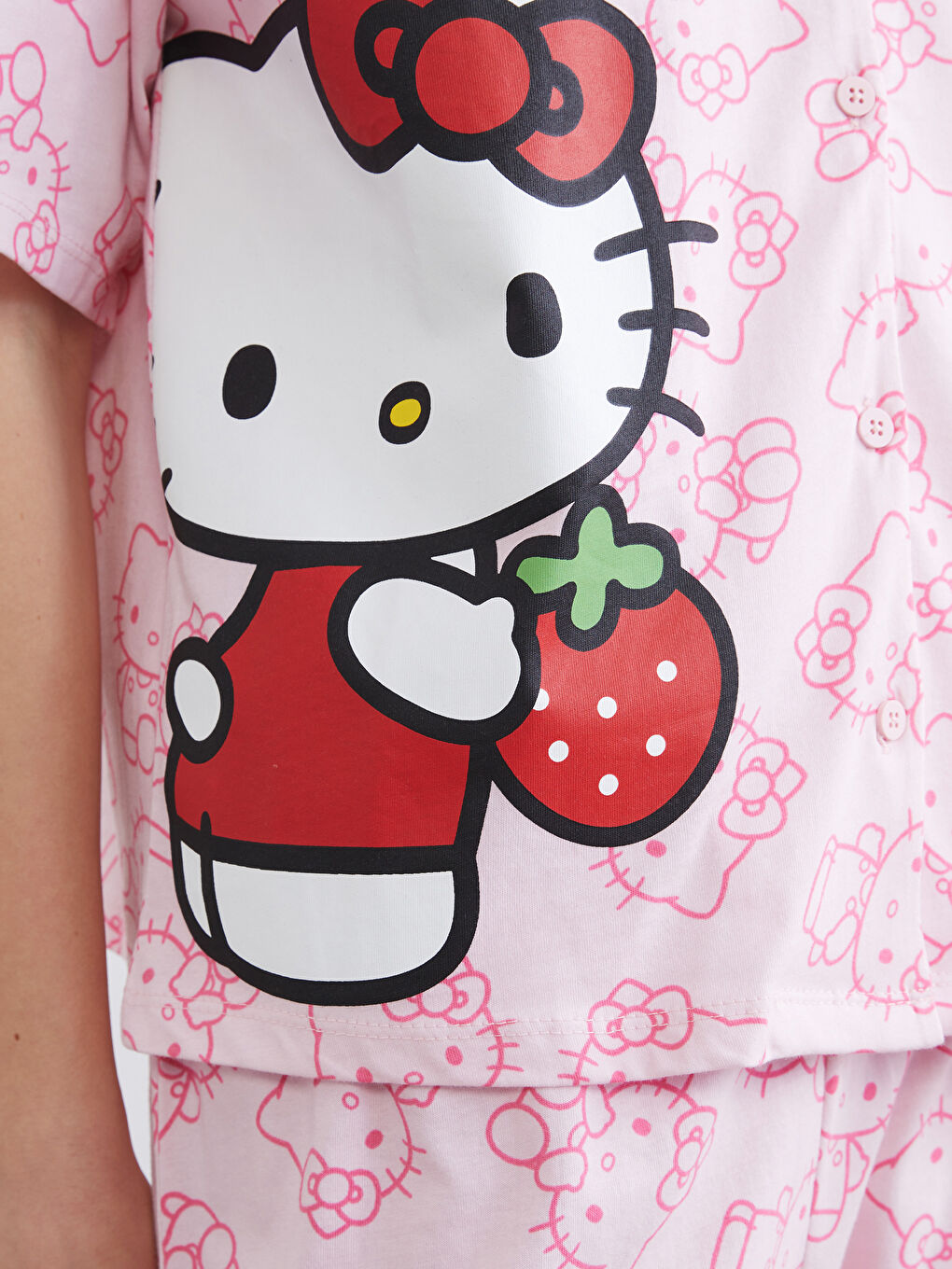 Hello Kitty Print Women's Pajama Set-2