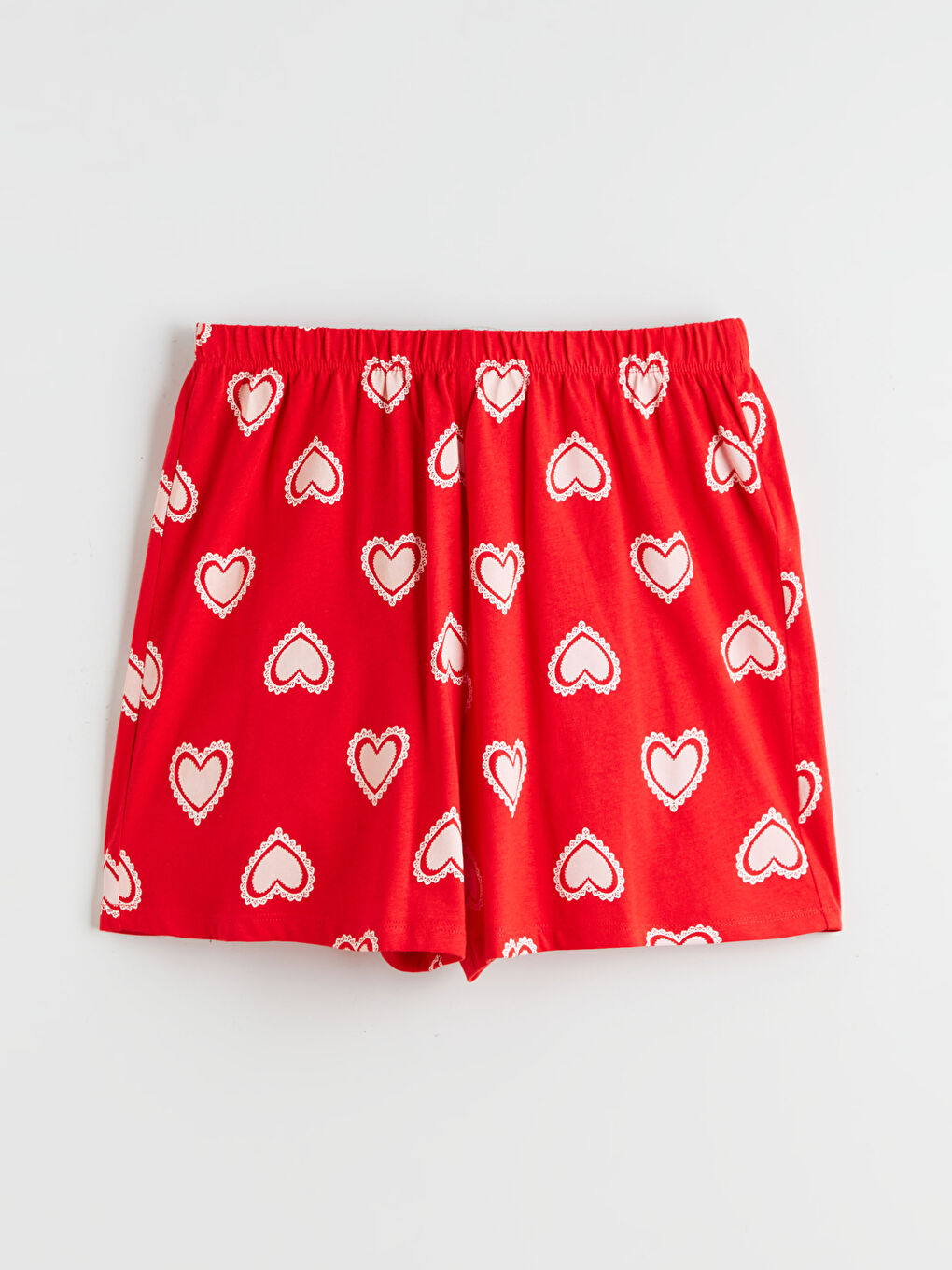 طقم بيجاما أحمر امرأة-7