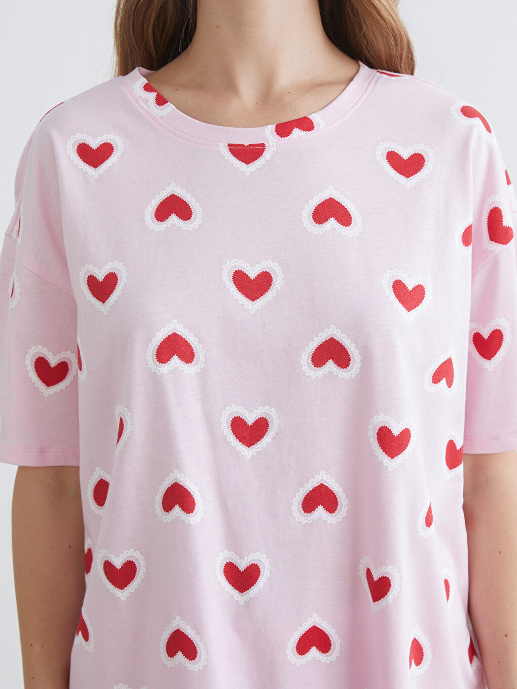 سێتی بیجامەی کاپری په‌مه‌یی ژن-2