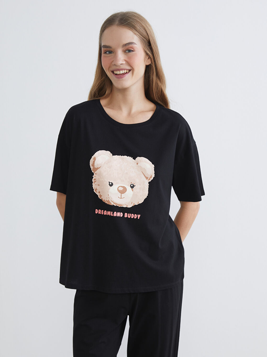 Woman BLACK Pyjama Set-1