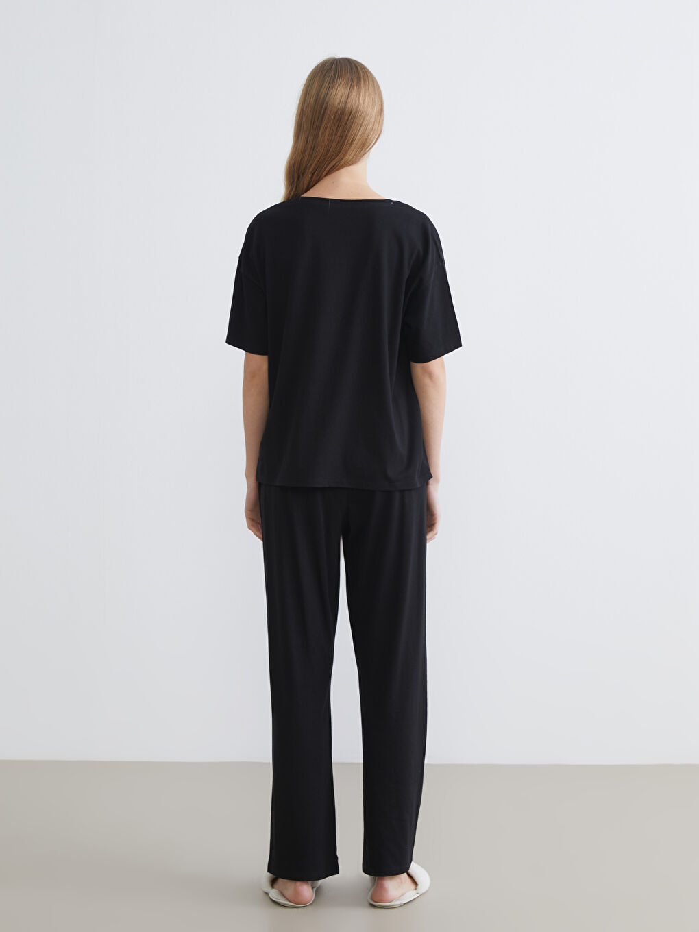 Woman BLACK Pyjama Set-3